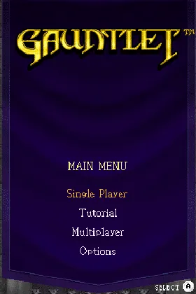 Gauntlet (USA) (En,Fr,Es) (Proto) screen shot title